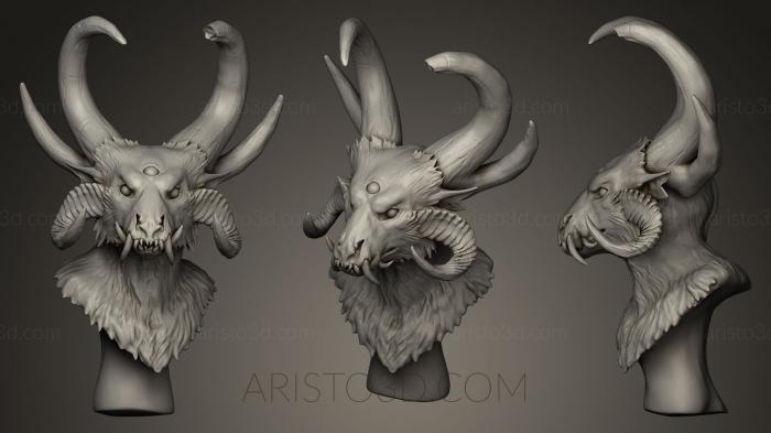 Busts of heroes and monsters (BUSTH_0274) 3D model for CNC machine